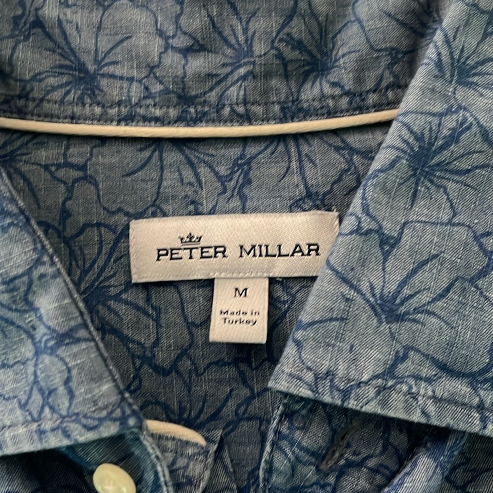 Peter Miller Button Down Shirt Medium - image 2